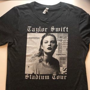 Dark Grey Taylor Swift reputation Tour Shirt